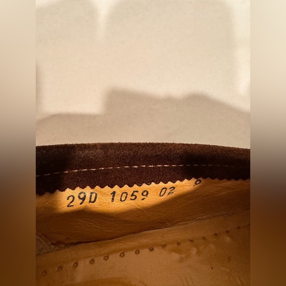 Santoni Brown Suede Horsebit Slip on Loafers Size 9, NEW